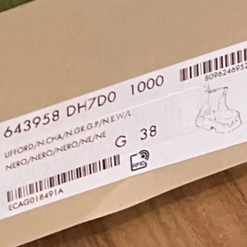 Gucci NEW Authentic Matelasse Lifford Black Boots Size 38 US 8 - Picture 6 of 9